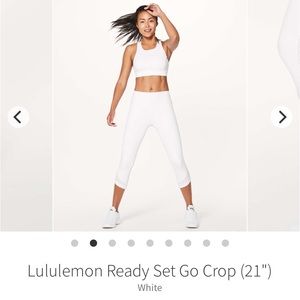 Lululemon Ready Set Go Crop - 21”